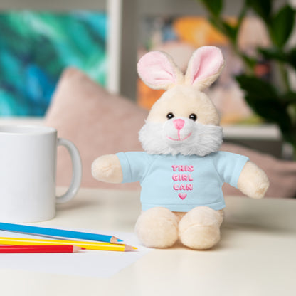 "This Girl Can" Empowering Stuffed Animal Lovie Plush Toy