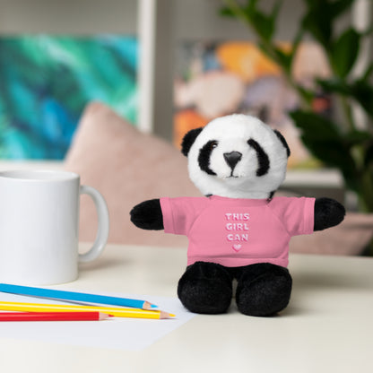 "This Girl Can" Empowering Stuffed Animal Lovie Plush Toy