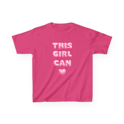'This Girl Can' Empowering Girls Tee - Cute & Confident Design