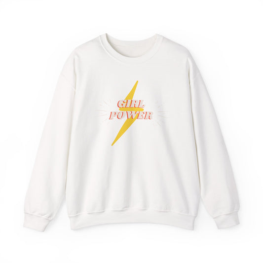 Mom's Girl Power Crewneck Sweatshirt - Cozy and Empowering Apparel