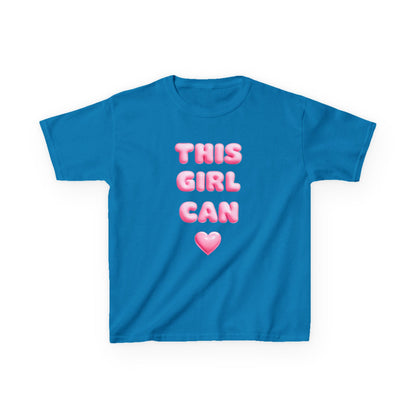 'This Girl Can' Empowering Girls Tee - Cute & Confident Design