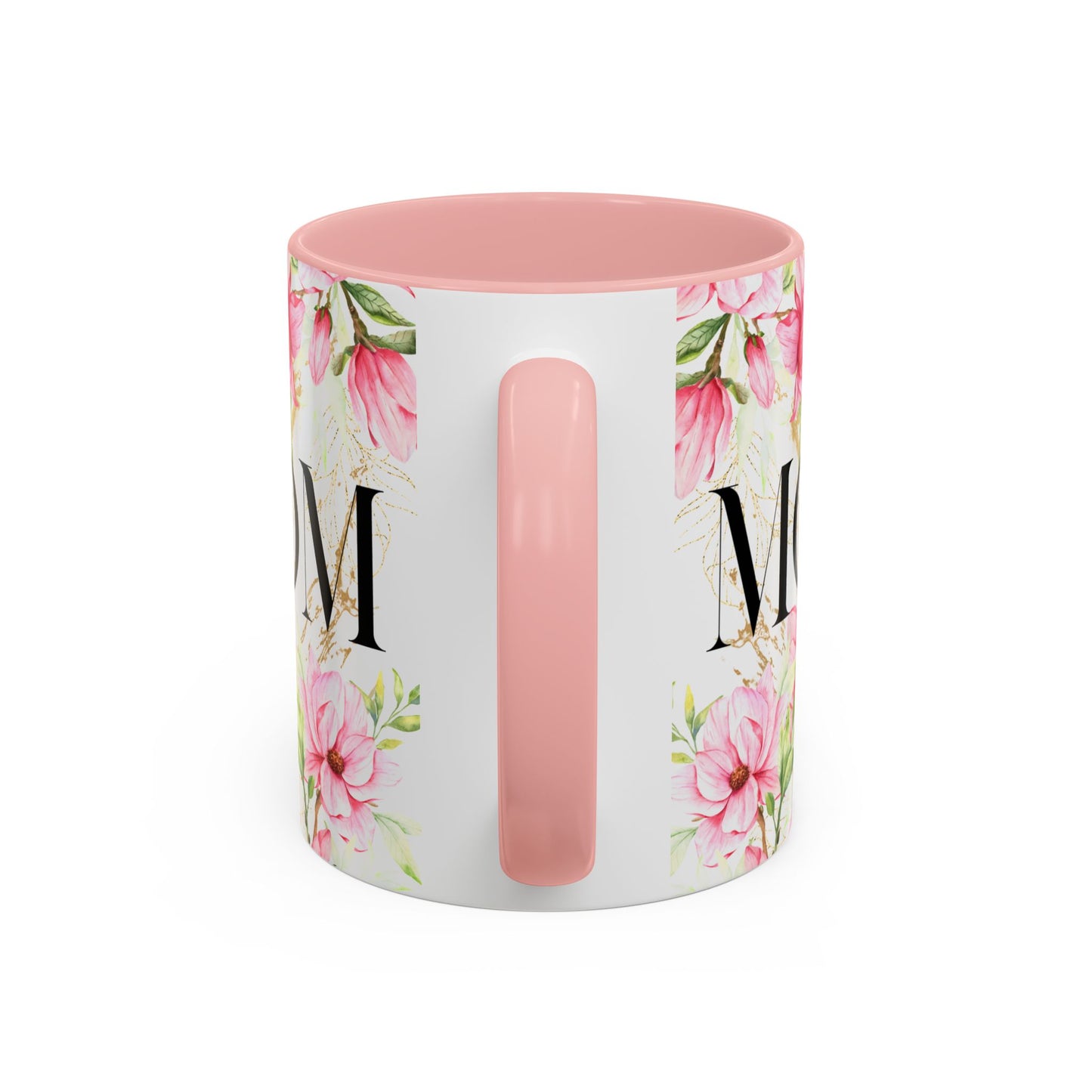 Floral Mom Accent Coffee Mug - Perfect Gift for Mother's Day