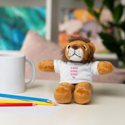 "This Girl Can" Empowering Stuffed Animal Lovie Plush Toy