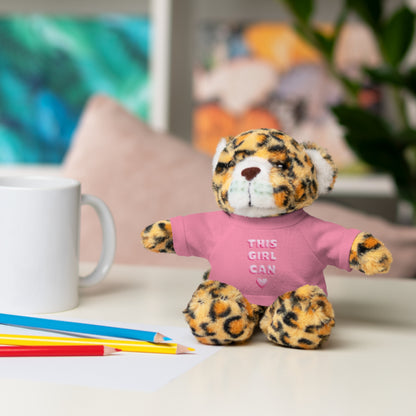 "This Girl Can" Empowering Stuffed Animal Lovie Plush Toy
