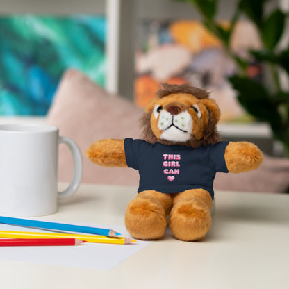 "This Girl Can" Empowering Stuffed Animal Lovie Plush Toy