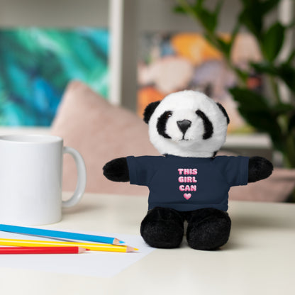 "This Girl Can" Empowering Stuffed Animal Lovie Plush Toy