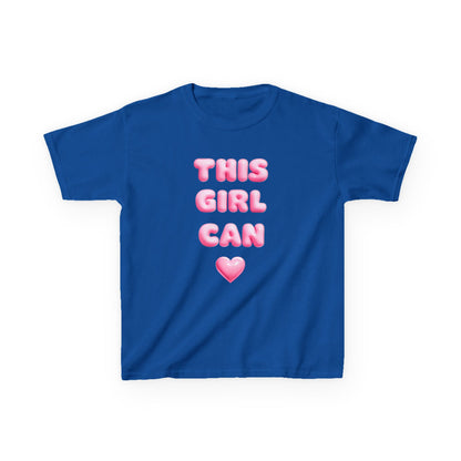 'This Girl Can' Empowering Girls Tee - Cute & Confident Design