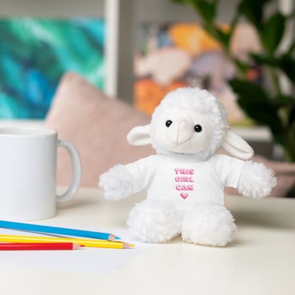 "This Girl Can" Empowering Stuffed Animal Lovie Plush Toy