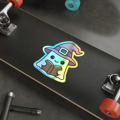 Holographic Ghost Witch Sticker