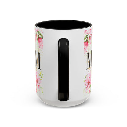 Floral Mom Accent Coffee Mug - Perfect Gift for Mother's Day