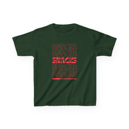 Red Boys Snacks Tee - Fun & Comfy Cotton T-Shirt for Snack Lovers