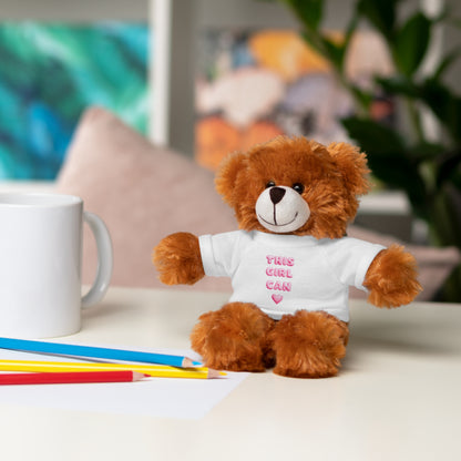 "This Girl Can" Empowering Stuffed Animal Lovie Plush Toy