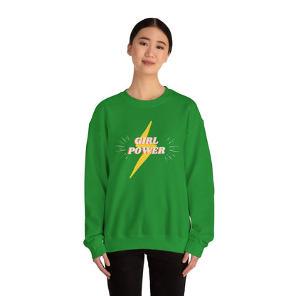 Mom's Girl Power Crewneck Sweatshirt - Cozy and Empowering Apparel
