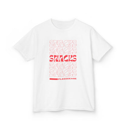 Red Boys Snacks Tee - Fun & Comfy Cotton T-Shirt for Snack Lovers