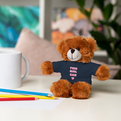 "This Girl Can" Empowering Stuffed Animal Lovie Plush Toy