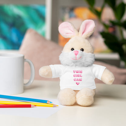 "This Girl Can" Empowering Stuffed Animal Lovie Plush Toy