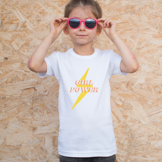 Girl Power Empowering Heavy Cotton Tee - Fun & Bold Style